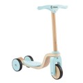 Toy Time Kids Wooden Scooter with Push Steering Handlebar, 3 Wheel, Kick Riding Toy for Girls and Boys 310906ERP
